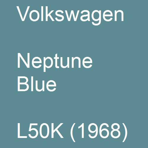 Volkswagen, Neptune Blue, L50K (1968).